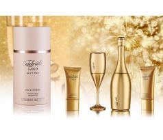 Celebrate Gold Gift Set Sprchový gél 50ml + EDP 100ml + EDP 30ml + Telové mlieko 50ml + Sprchový chumáč 1ks darčeková sada