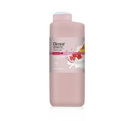 DICORA sprchový gél s vitamínom C - Citrics & Peach 1000ml+250ml GRATIS