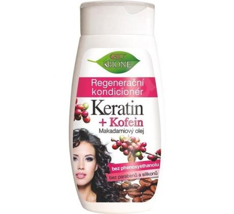 BIO BIONE Regeneračný kondicionér Keratin + Kofein 260ml