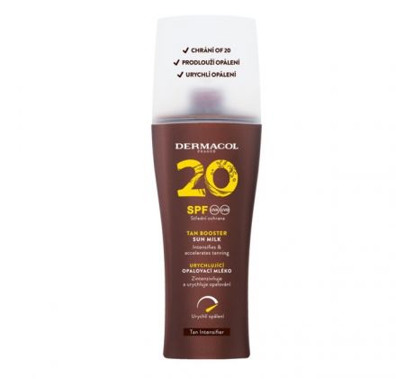 Dermacol SUN Mléko urychlujúce opálenie SPF 20